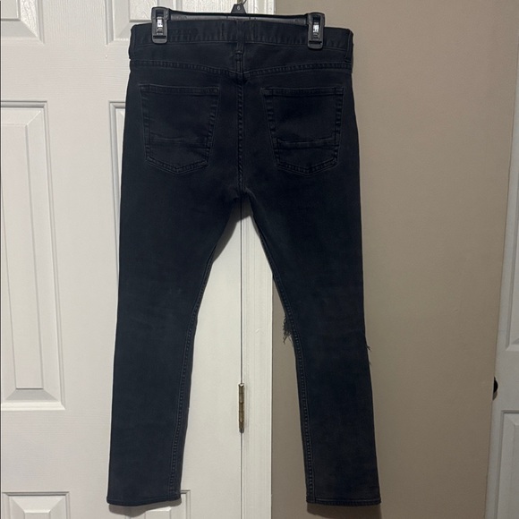 PacSun Men’s Black Distressed Skinny Jeans | 32x30 | Street Style 🖤 - Picture 5 of 9